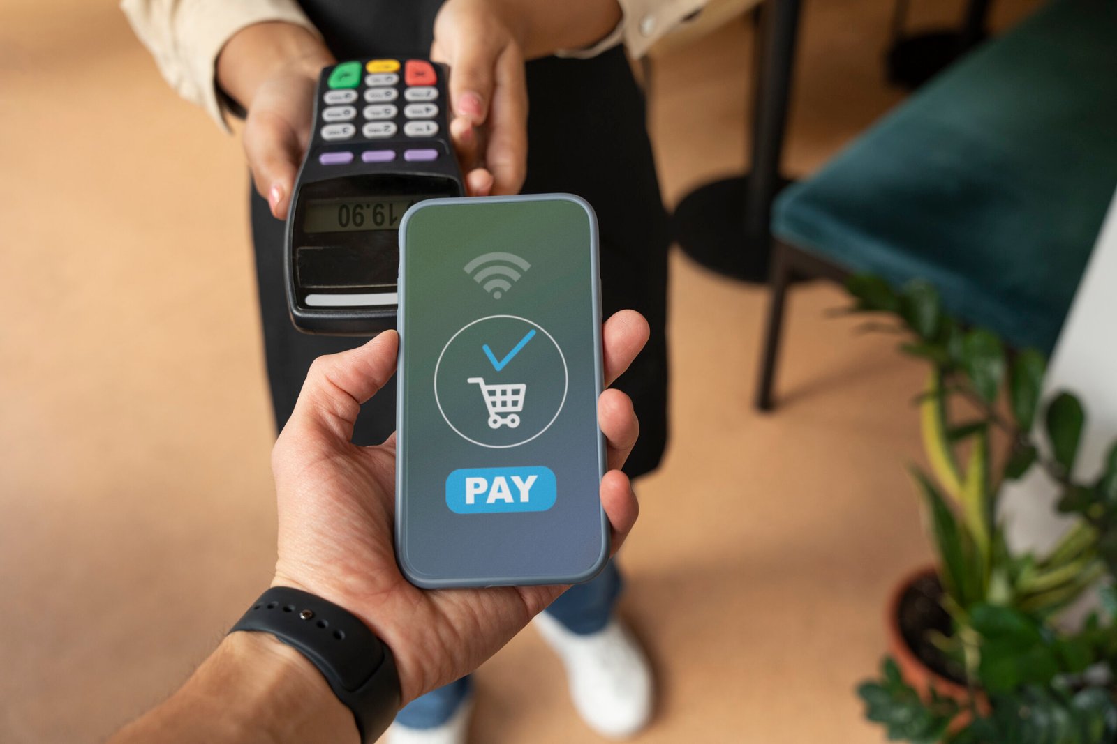 person-paying-using-nfc-technology